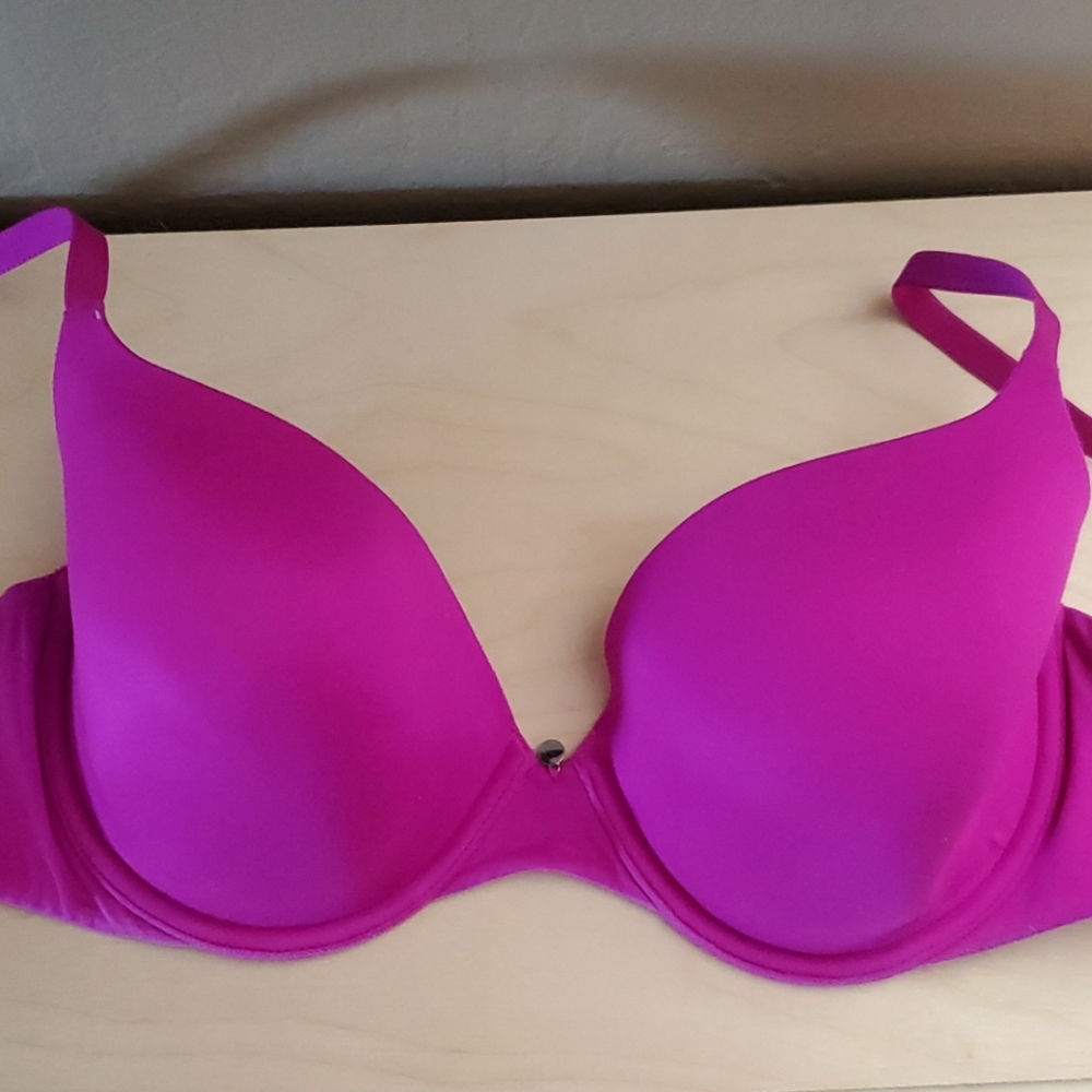 VS Lined Demi Bra Cerise 36D